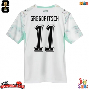 Austria Michael Gregoritsch #11 Replica Away Stadium Shirt World Cup 2026 Short Sleeve
